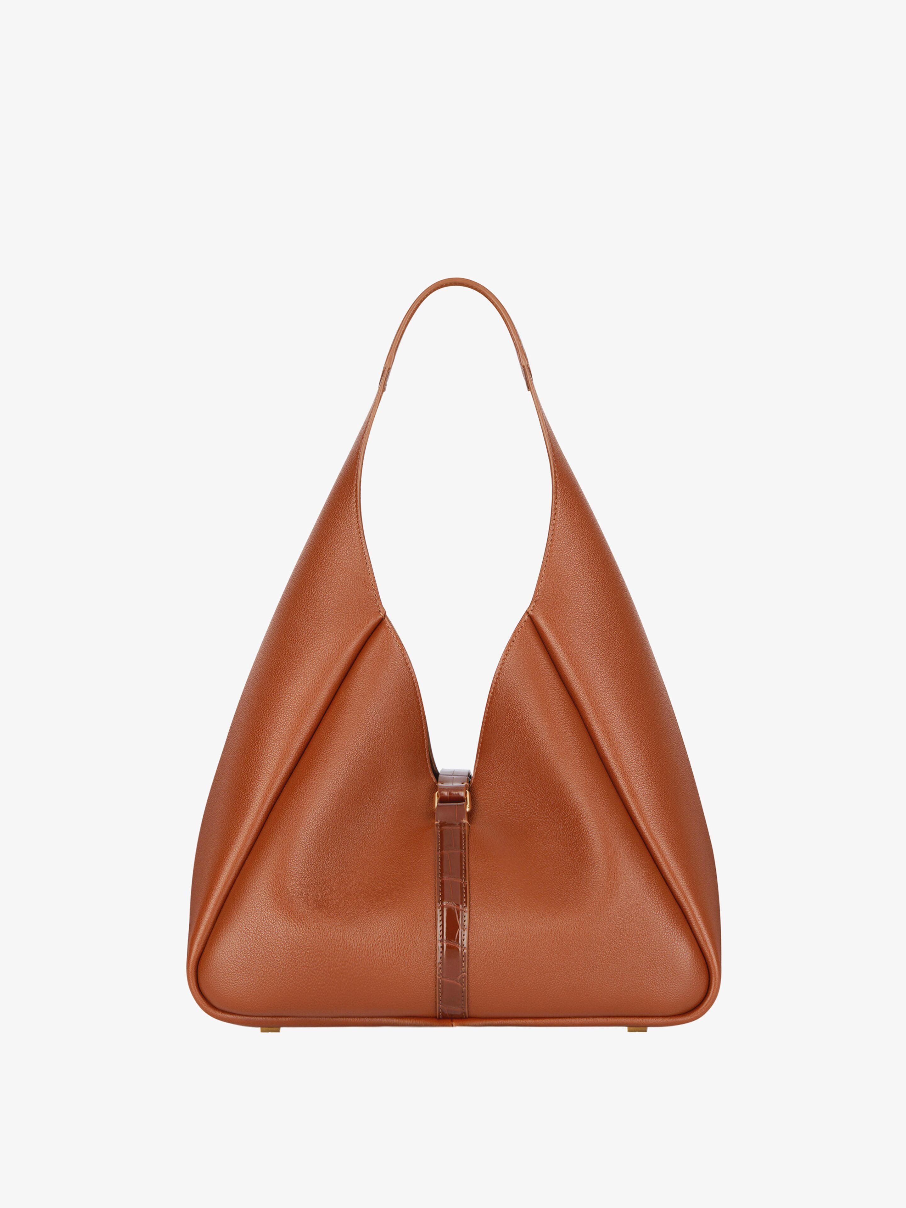 MEDIUM G-HOBO BAG IN GRAINED LEATHER - 4