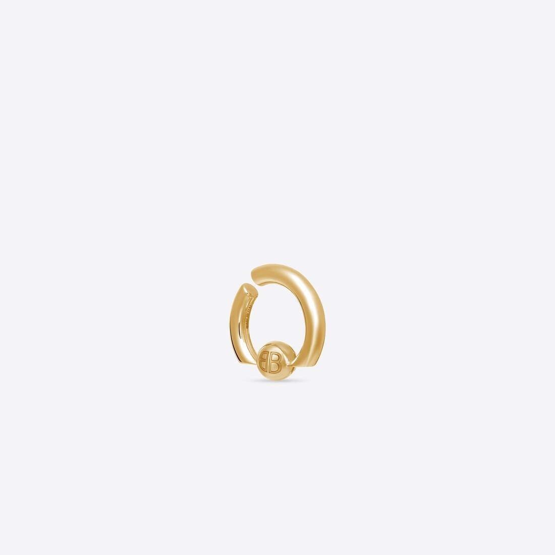 Cut Ear Cuff in Gold - 4
