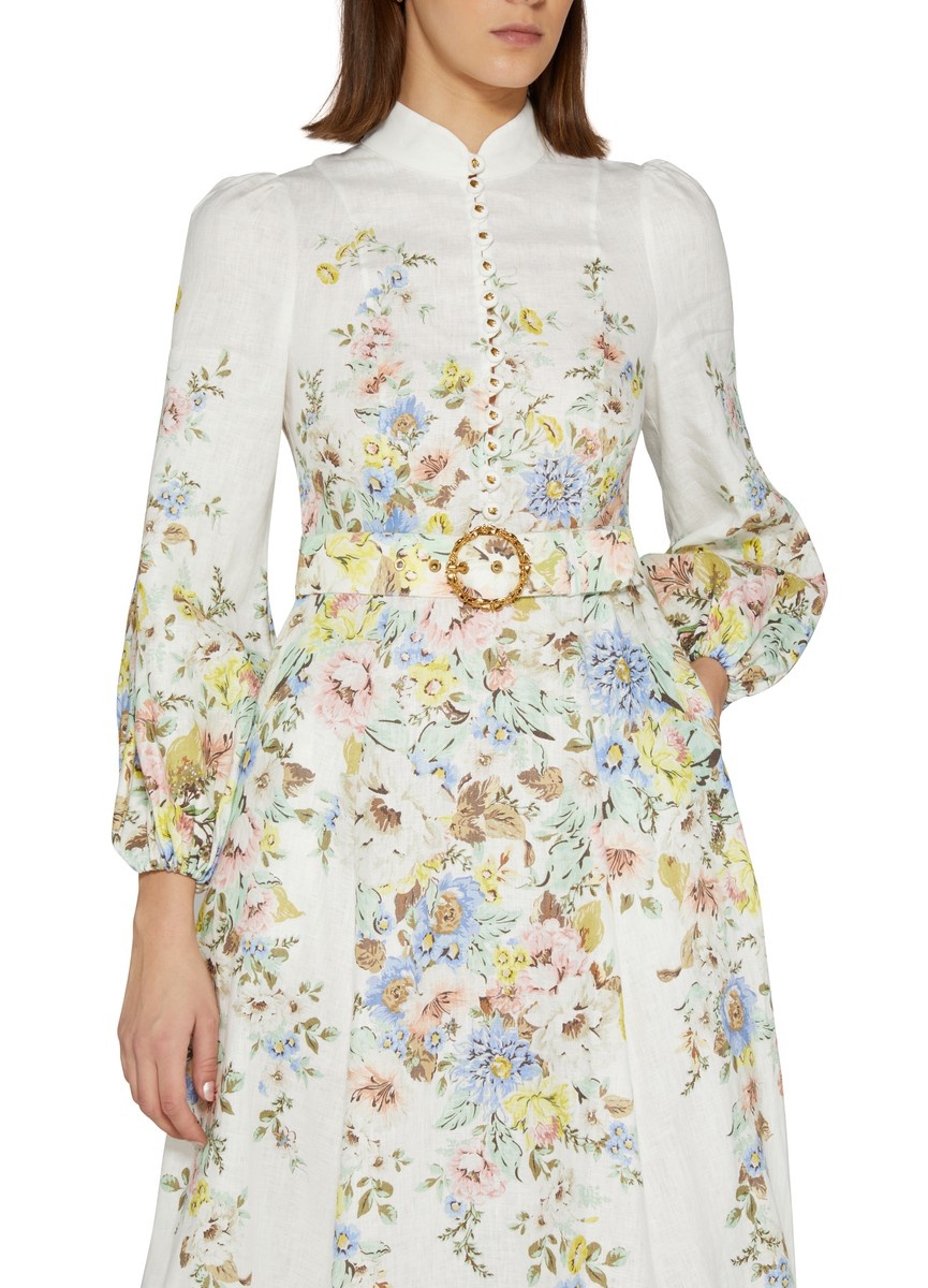 【Zimmermann】マッチメイカー ミディ シャツドレス Zimmermann】MATCHMAKER SHIRT DRESS シャツ ミディドレス