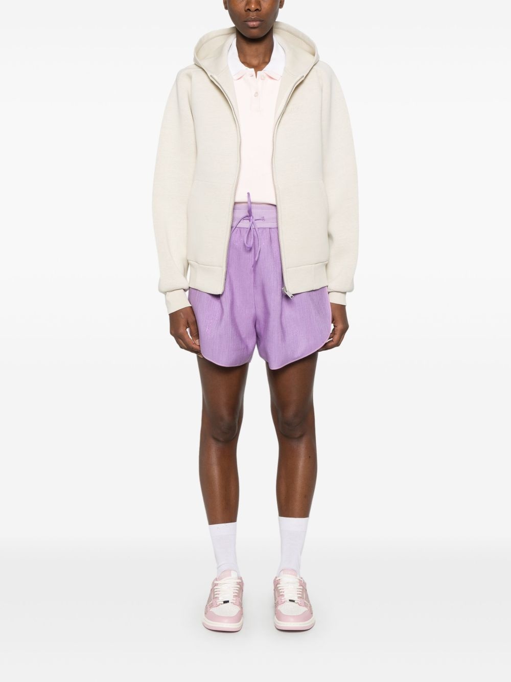 logo-debossed hoodie - 3