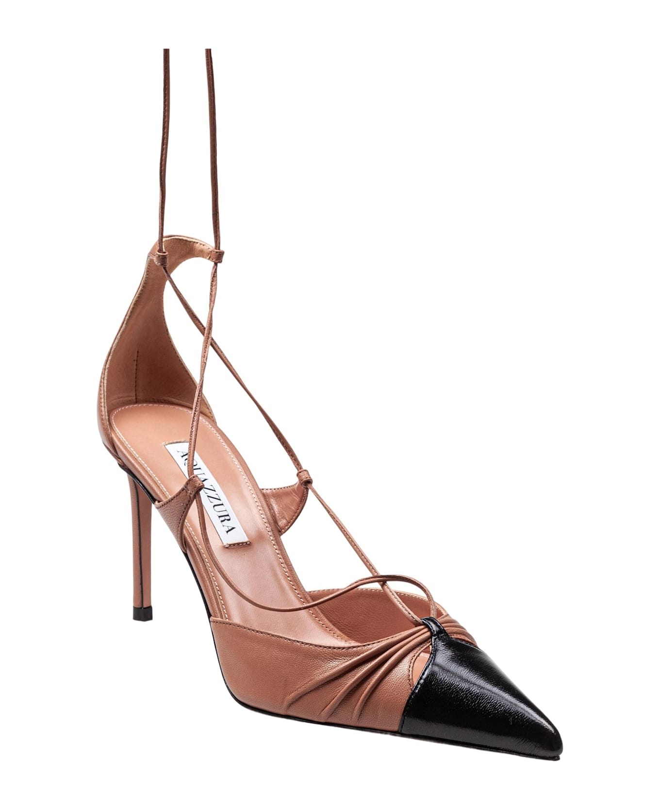 Gabi Pump 85 Nappa Leather Decollete' Color Pink/black - 2