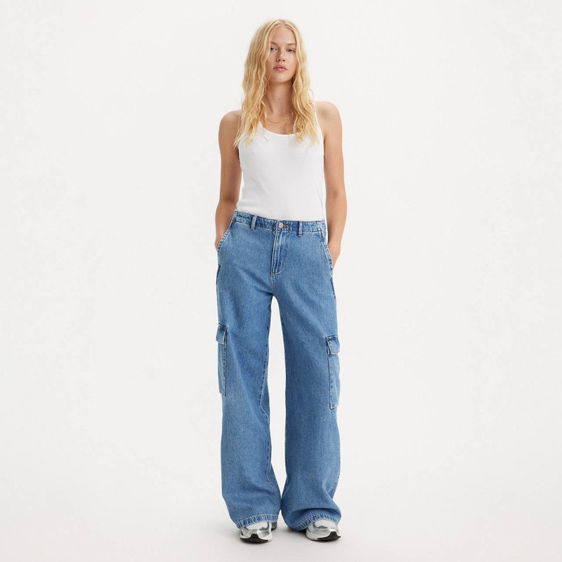 BAGGY CARGO 여성 JEANS 2