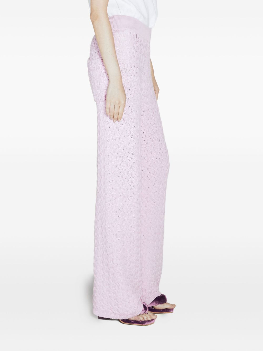 Cableweave trousers - 3
