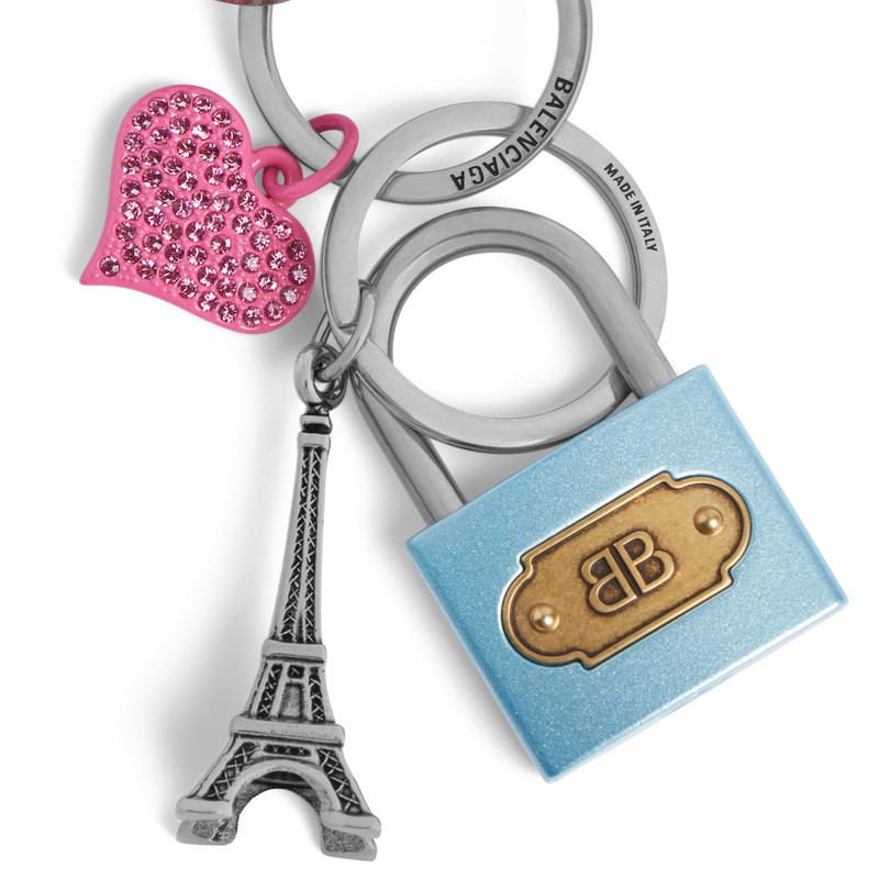 Women's Charm/keychain Padlock in Multicolored 4