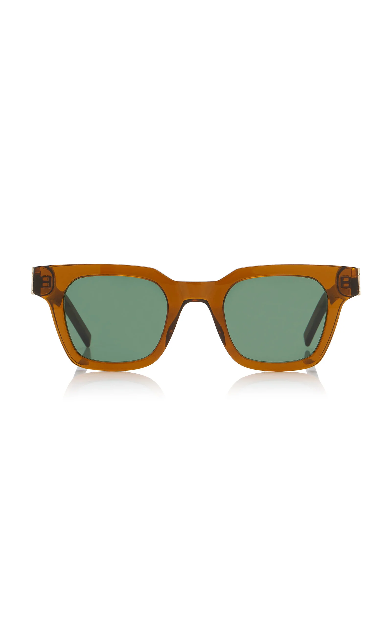 Square-Frame Acetate Sunglasses brown - 1