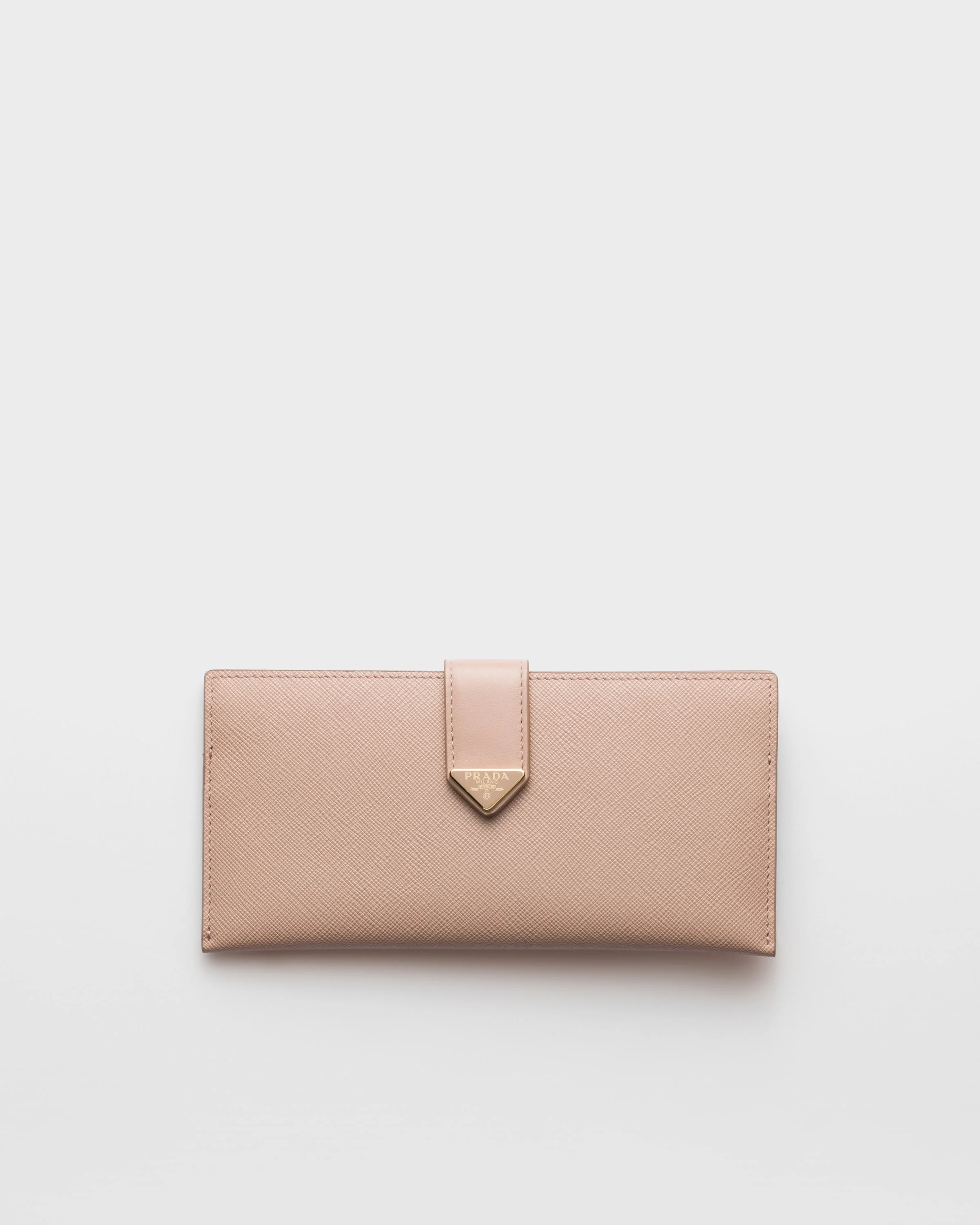 Large Saffiano and leather wallet - 1