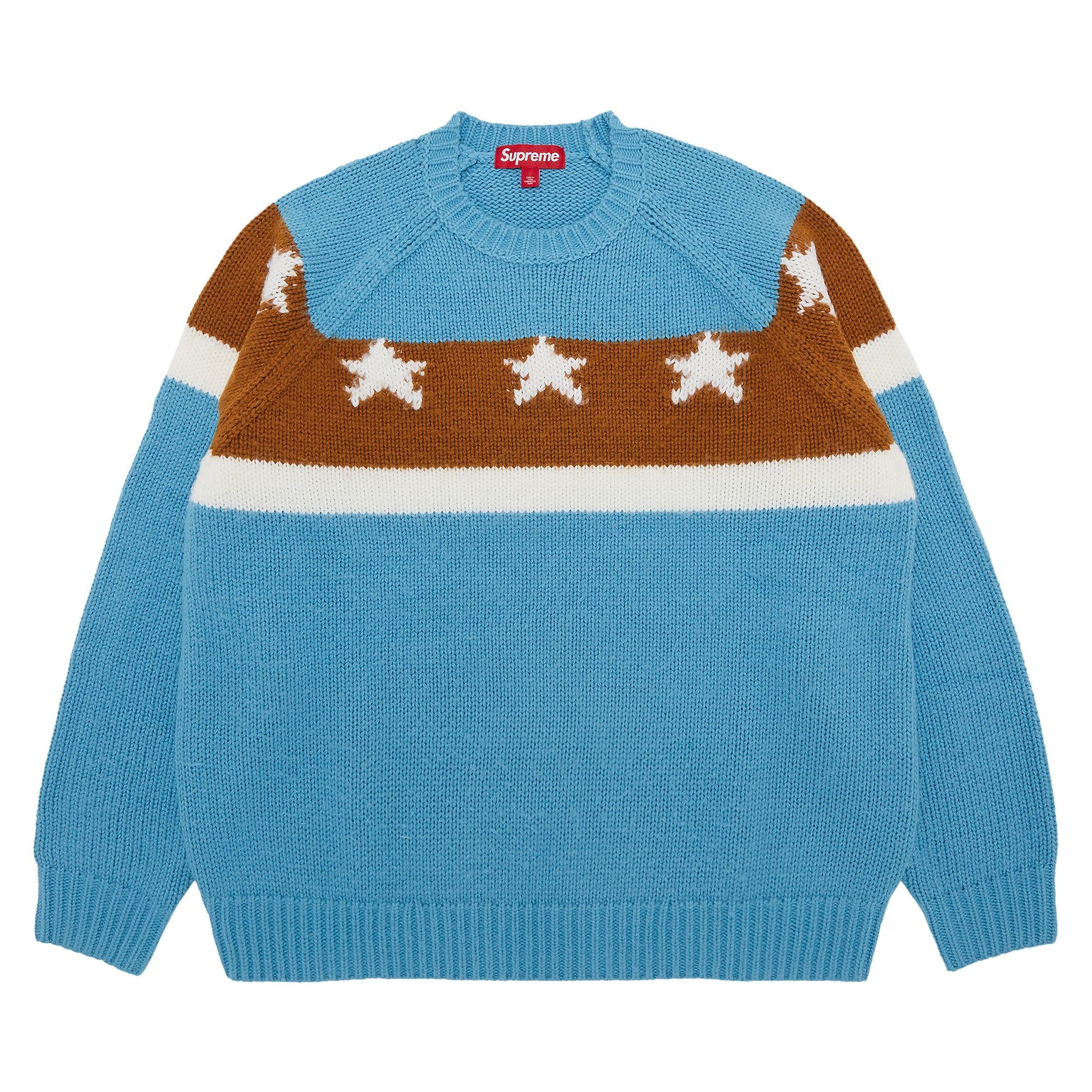 Supreme Stars Sweater 'Dusty Blue' - 1