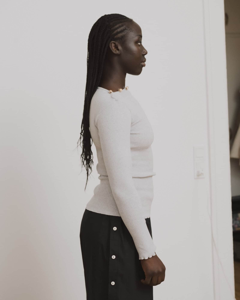 Tav Long Sleeve Tee - Recycled Cotton Rib 3