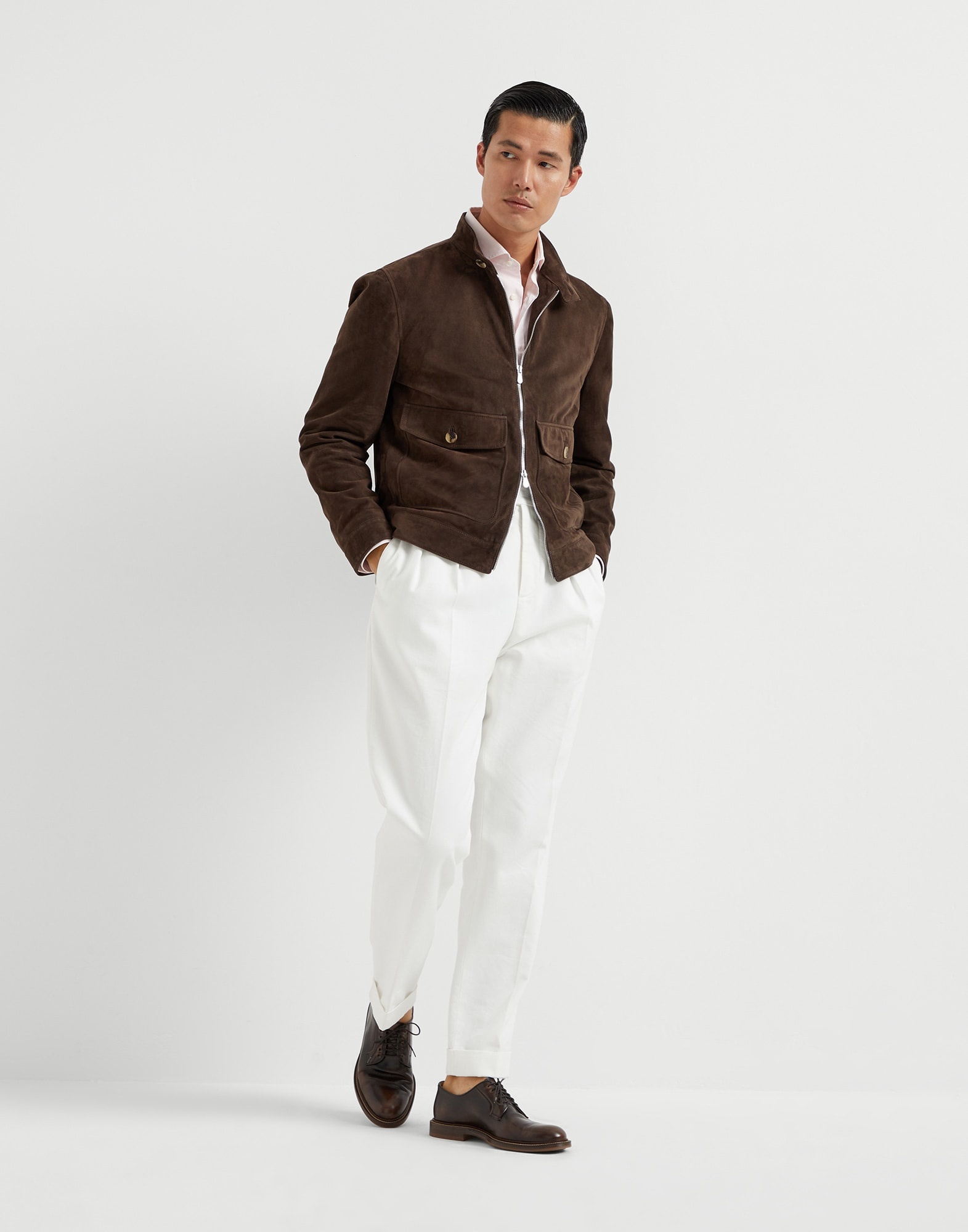 Suede outerwear jacket - 5