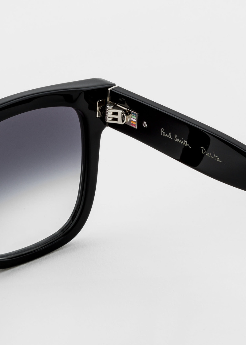 Black 'Delta' Sunglasses 3