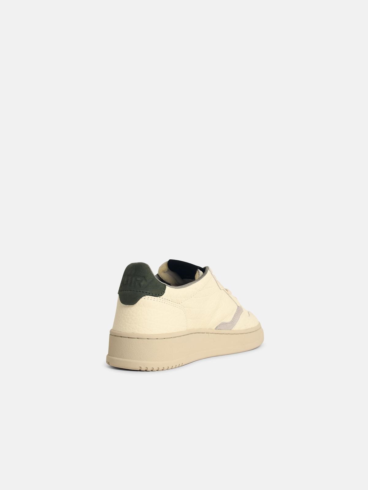 WHITE LEATHER SNEAKERS - 3