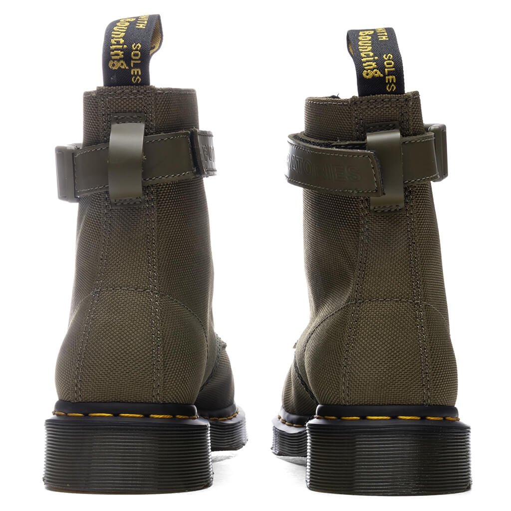 DR. MARTENS X FUTURA 1460 DMS OLIVE EXTRA TOUGH 50/50 - OLIVE - 4