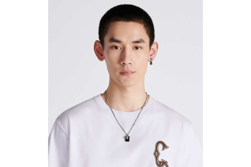 CD Interlaced Relaxed-Fit T-Shirt 7