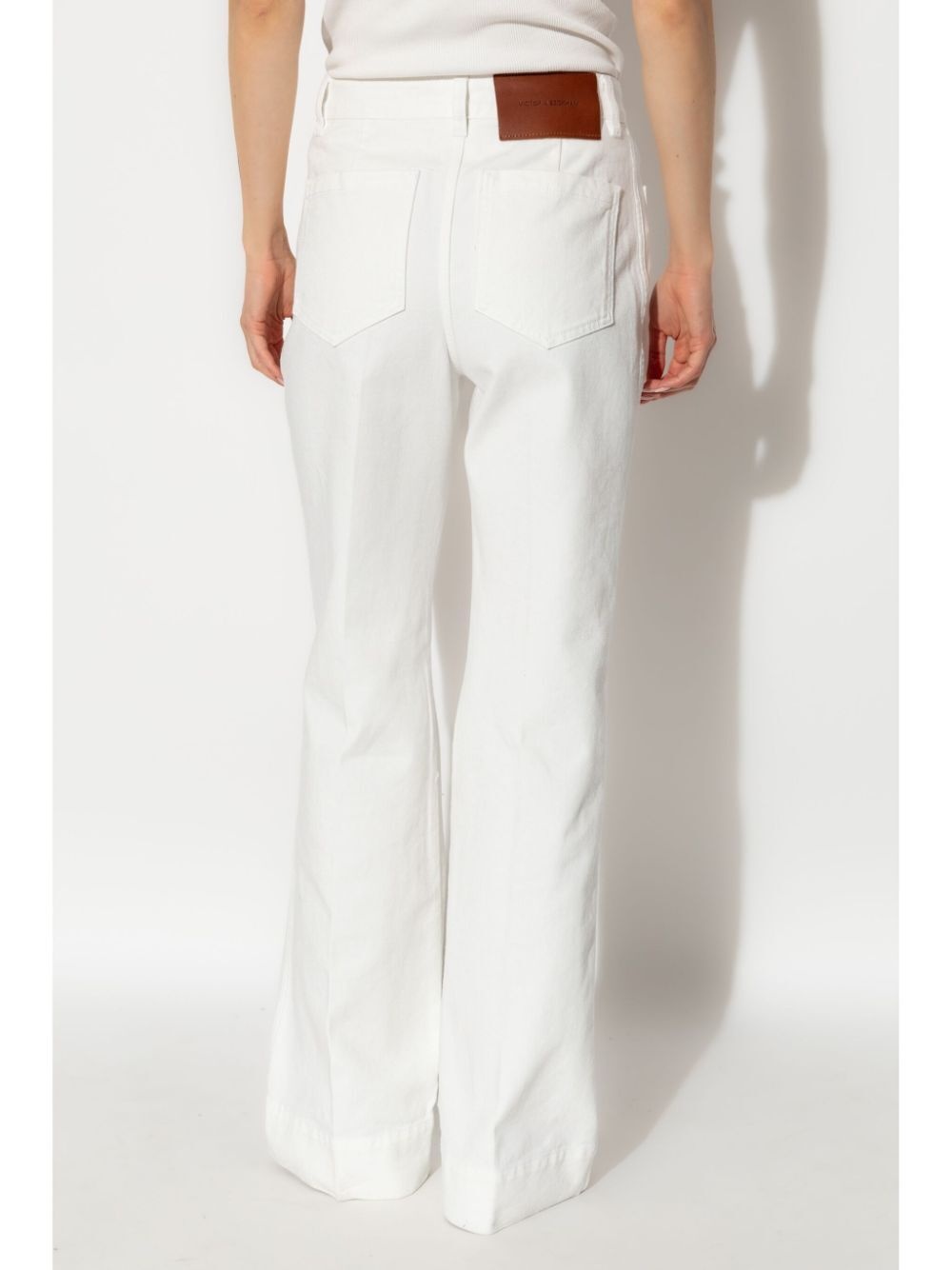 Victoria Beckham Women Alina High-Waisted And Flared Leg Jeans - 3