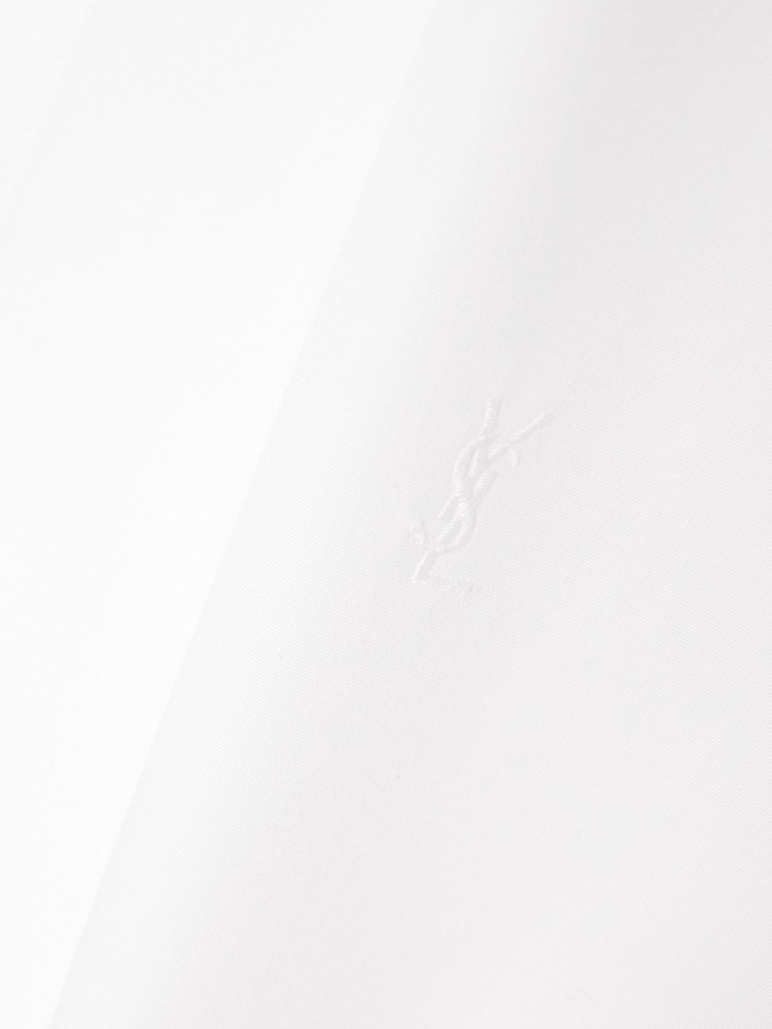 Cotton-poplin shirt White - 5