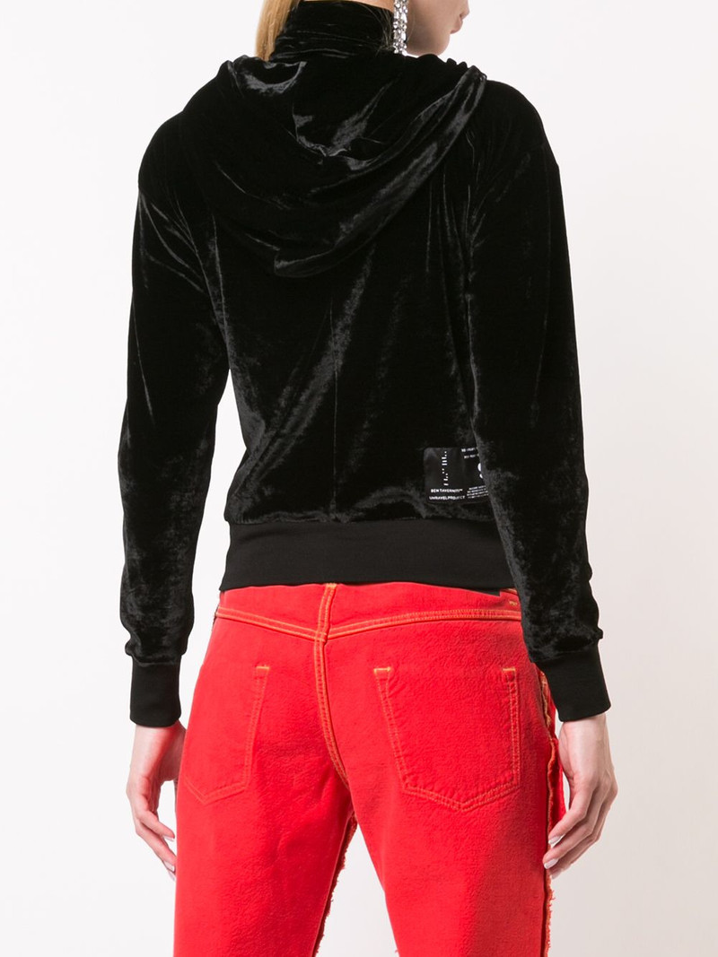 velour basic zip hoodie 4