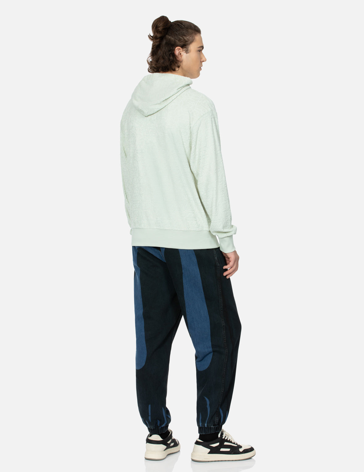 OVERDYE DAICOCK WIDE-LEG DENIM JOGGERS - 3
