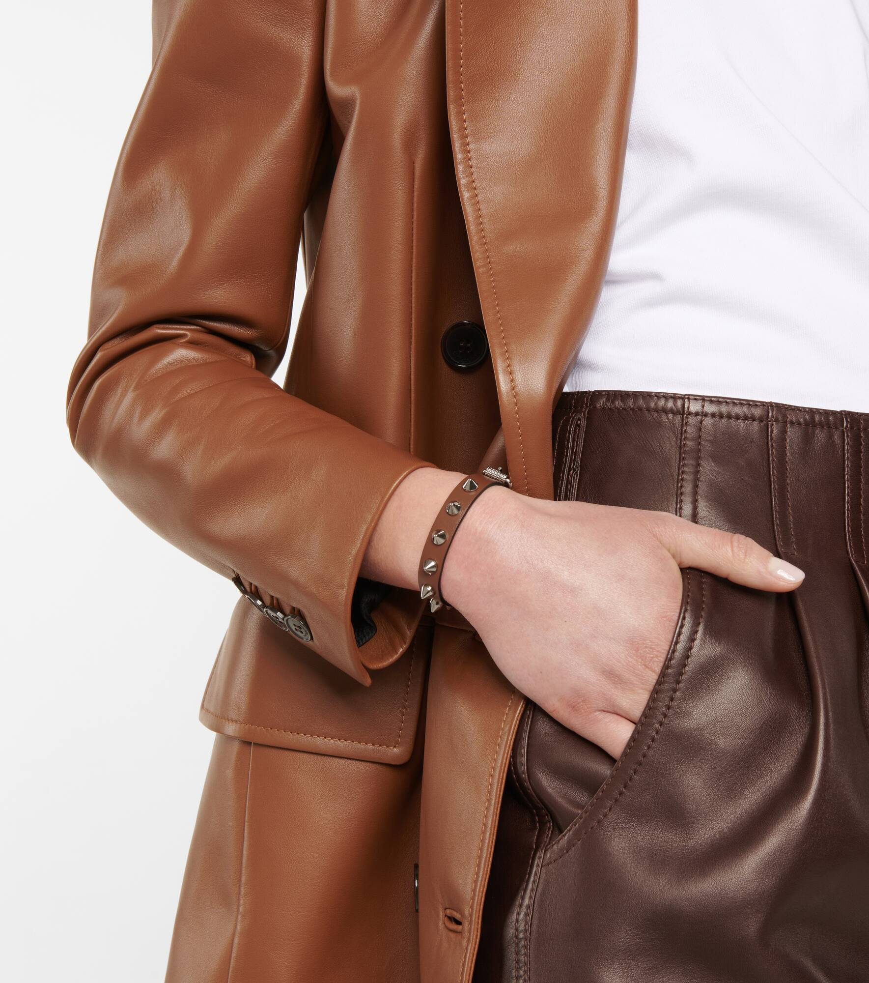 Loubilink leather bracelet - 3