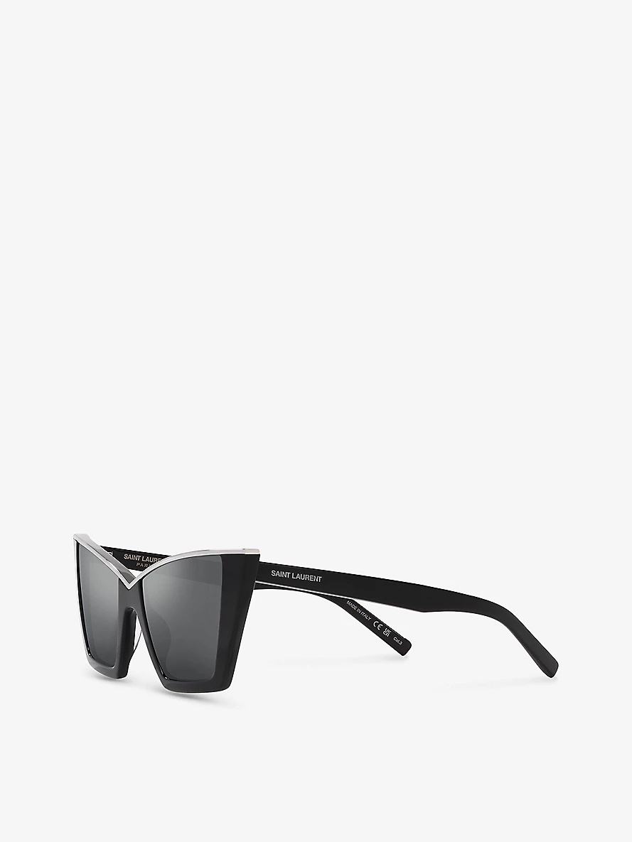 YS000435 cat-eye acetate sunglasses - 3