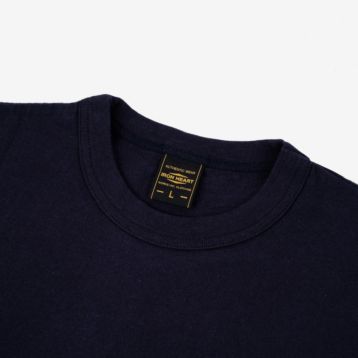 IHPT-777-NAV 6.5oz 777 Cut Printed Loopwheel Crew Neck T-Shirt - Navy - 7