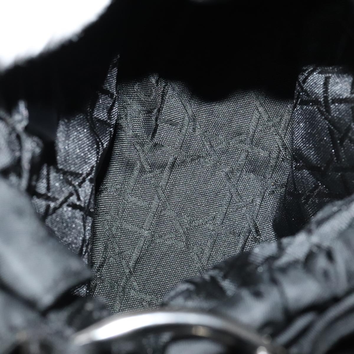 DIOR Maris Pearl Hand Bag Nylon Black - 16