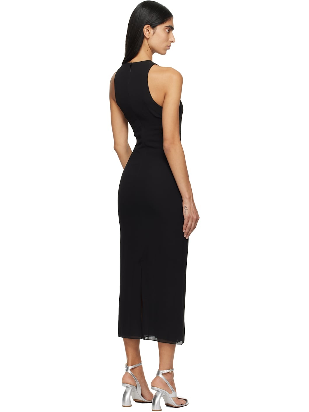 Black Spyri Midi Dress - 3