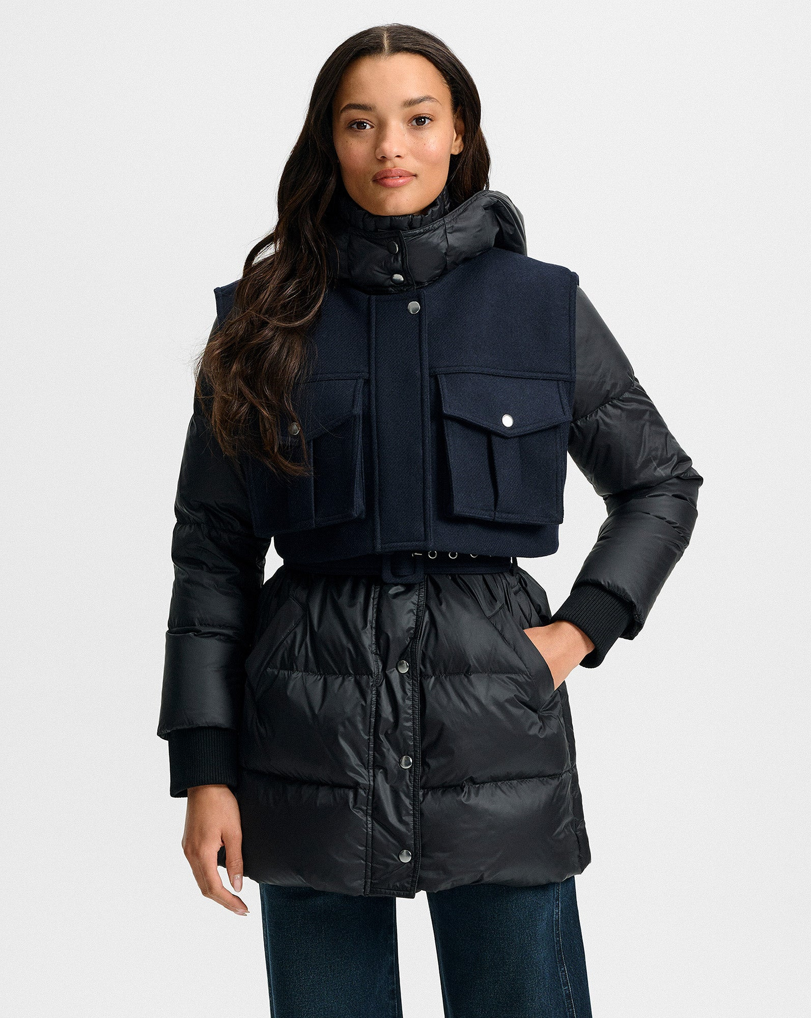 JARVIS LAYERED PUFFER COAT - 2
