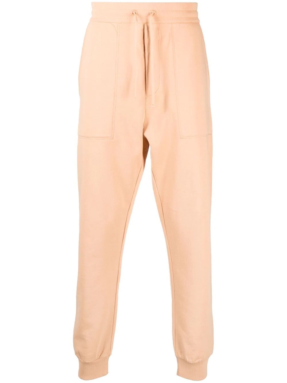 straight-leg drawstring trousers - 1