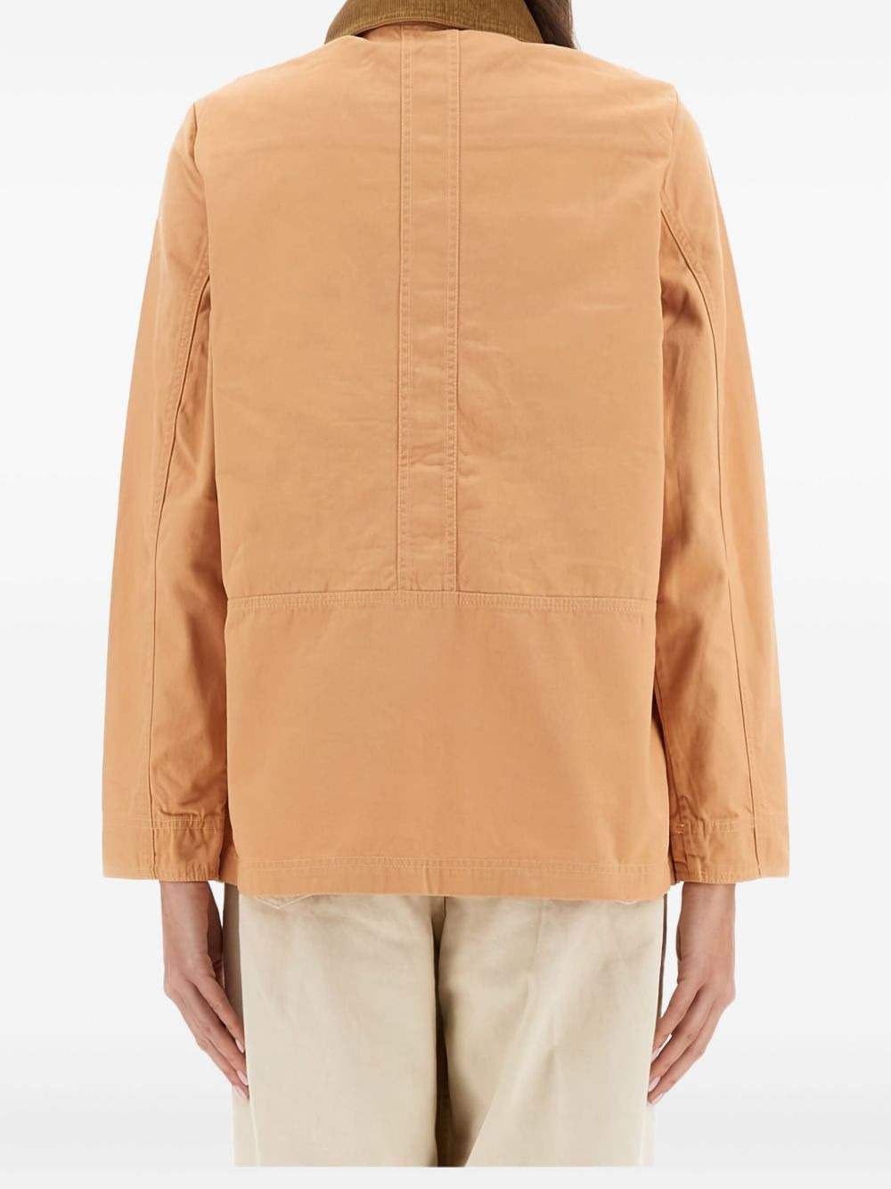 corduroy-collar cotton jacket - 3