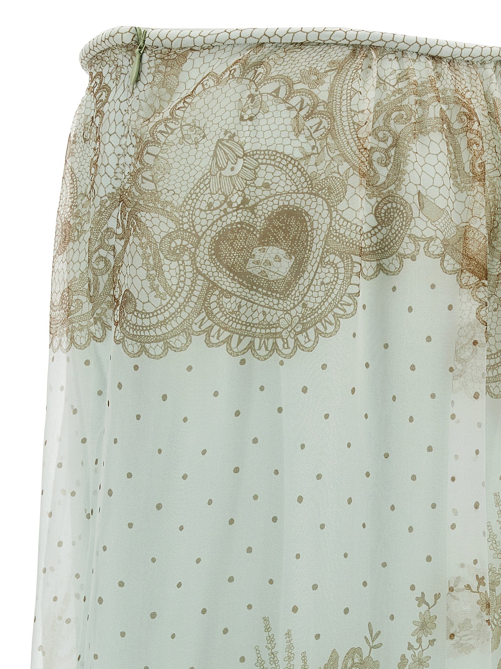 スカート ZIMMERMANN 'Crush Flutter Maxi' skirt Green Zimmermann Crush Flutter Maxi Skirts Green | wananluxury
