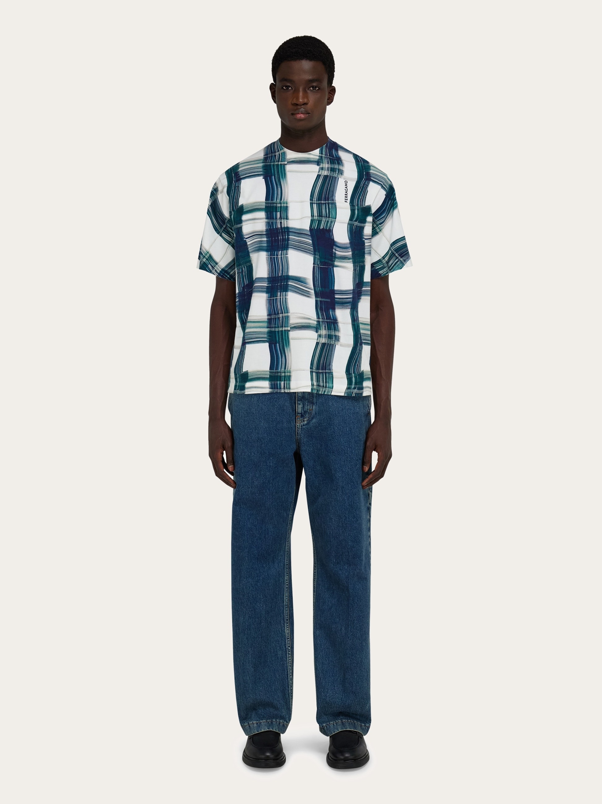 Tartan print T-shirt - 5