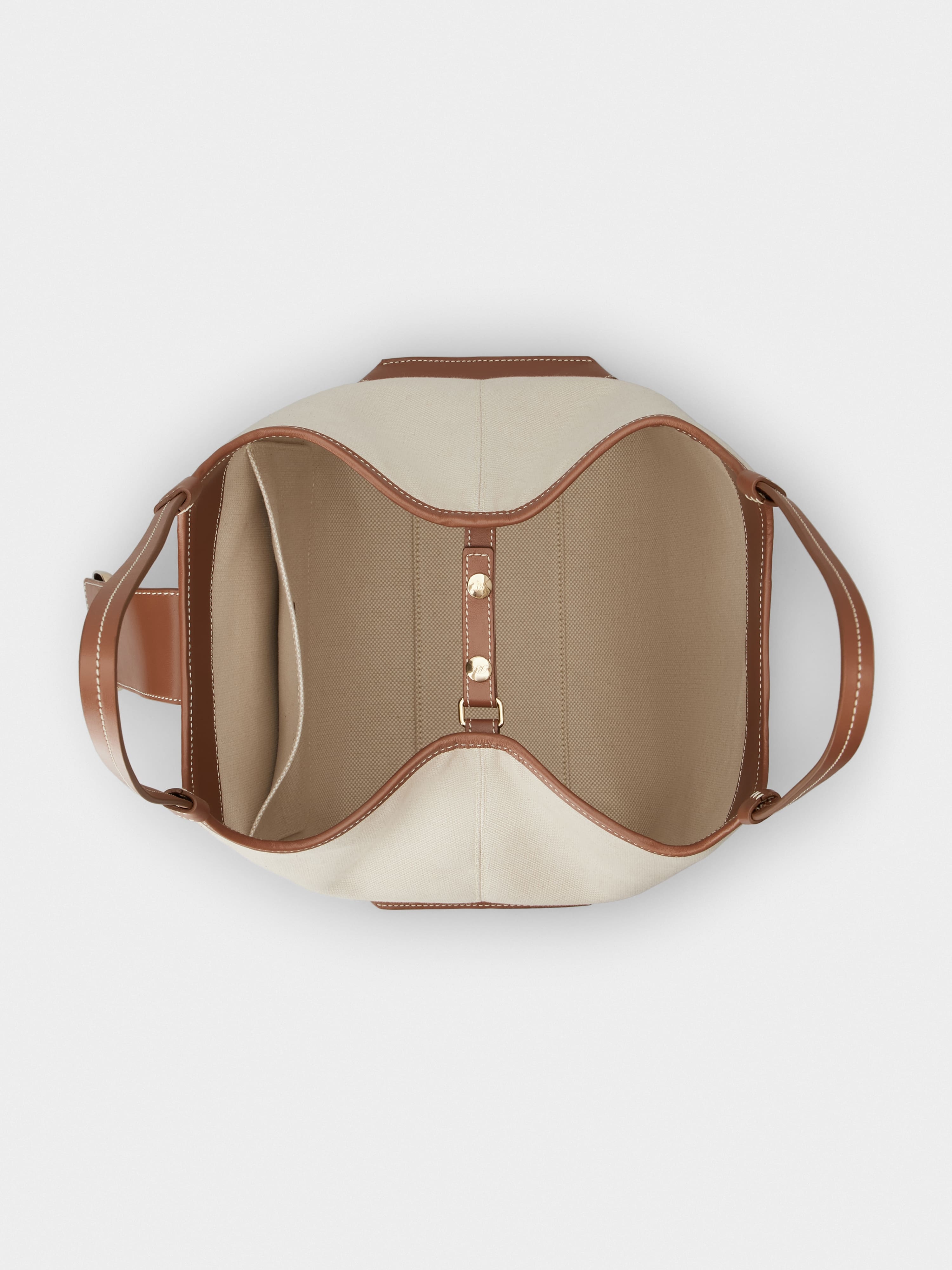Viv' Choc Medium Shopping Bag in canvas - 6