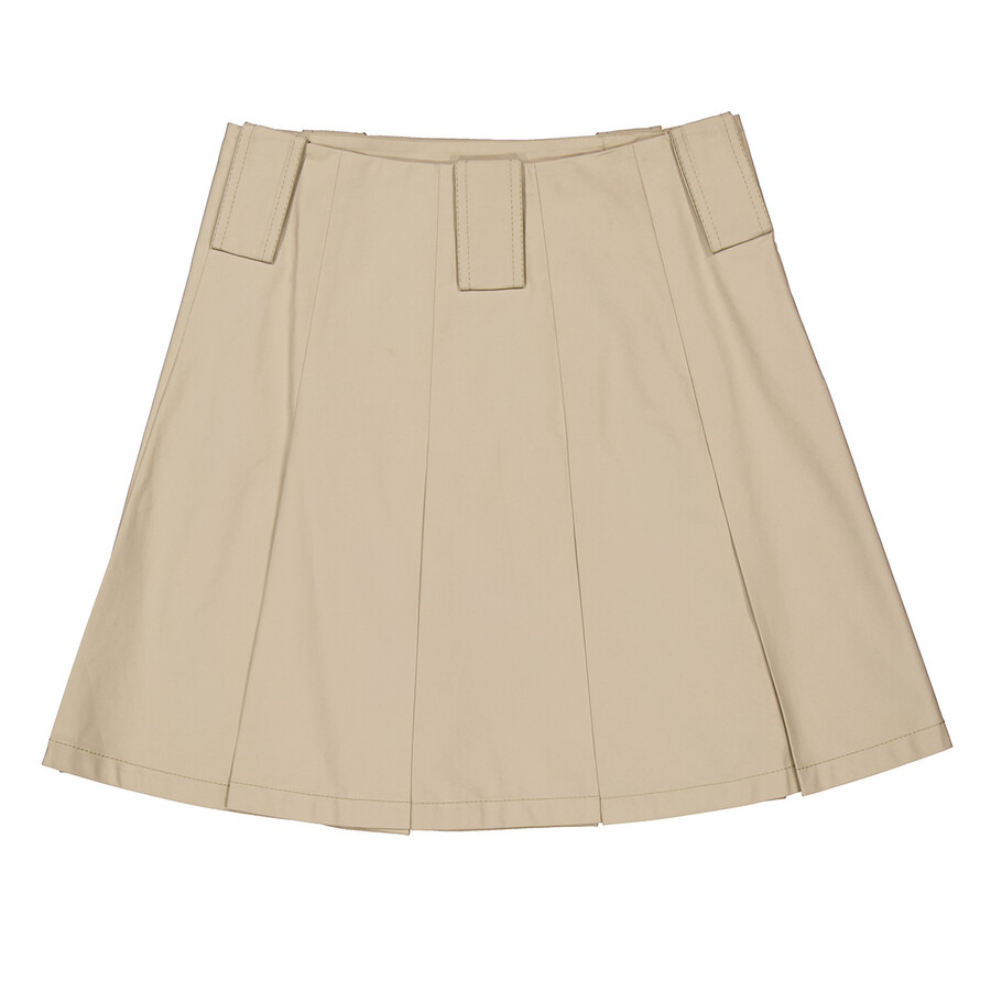 Burberry Pleat-Detail A-Line Midi Skirt - 2