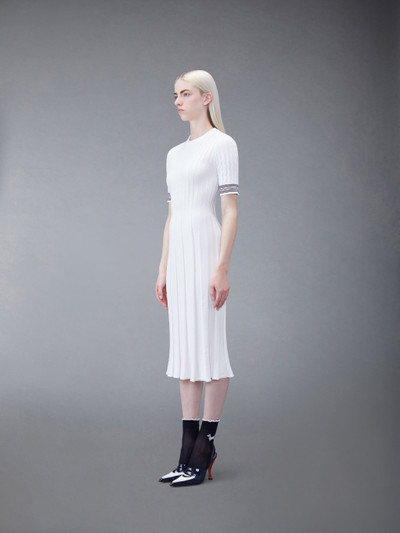 Thom Browne short-sleeve pleated dress outlook