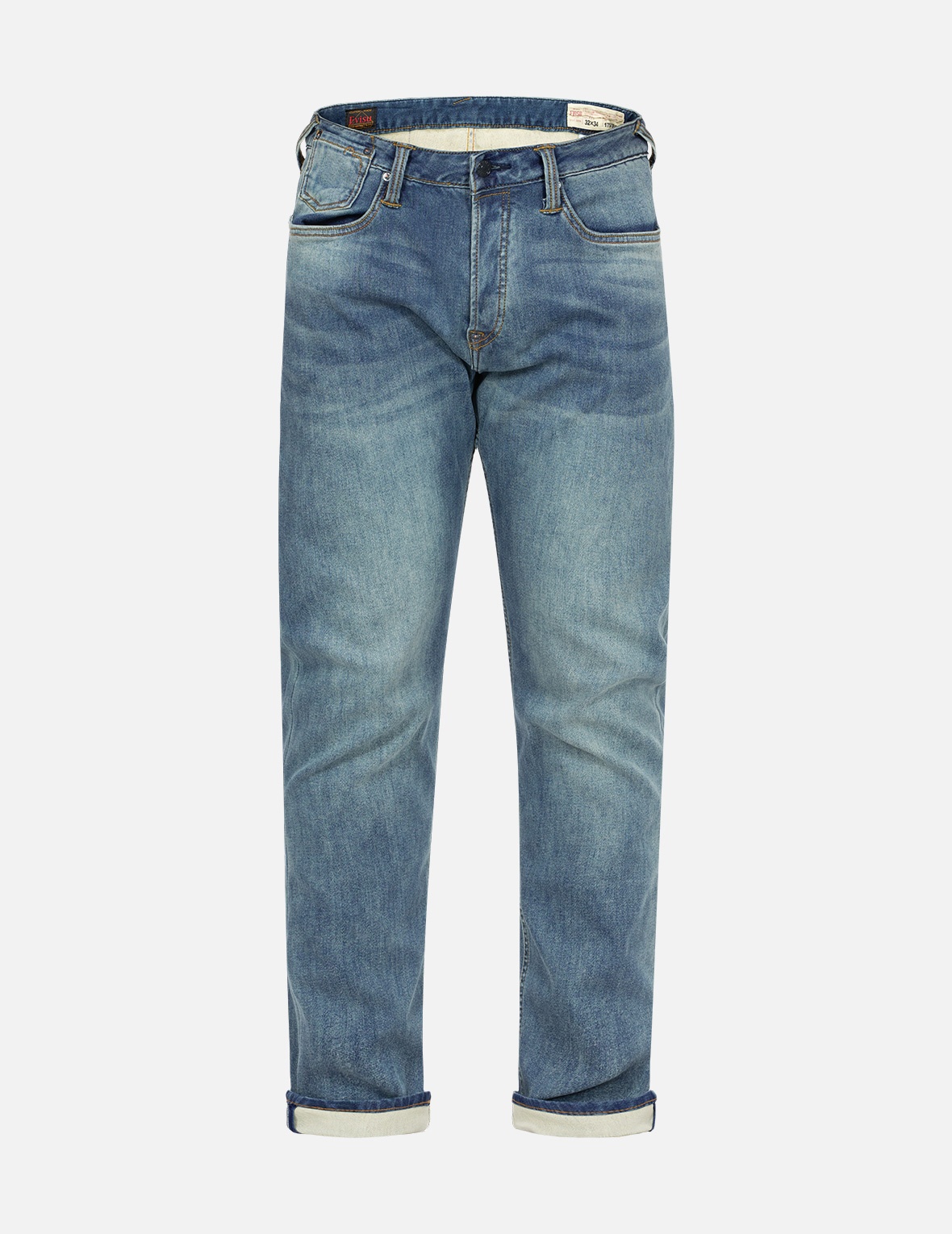 MULTI-LOGO DAICOCK PRINT  CARROT FIT DENIM JEANS #2017 - 1
