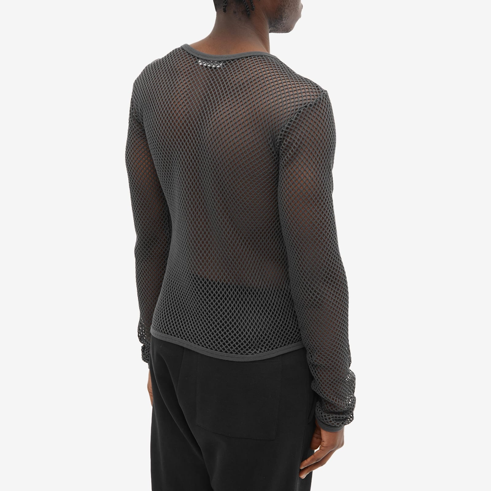 Raf Simons Long Sleeve Net T-Shirt - 3