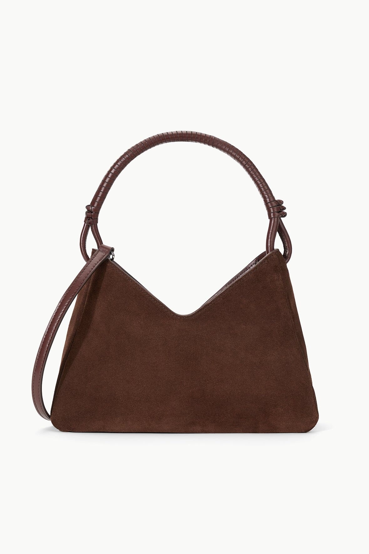 STAUD VALERIE SHOULDER BAG MAHOGANY - 1