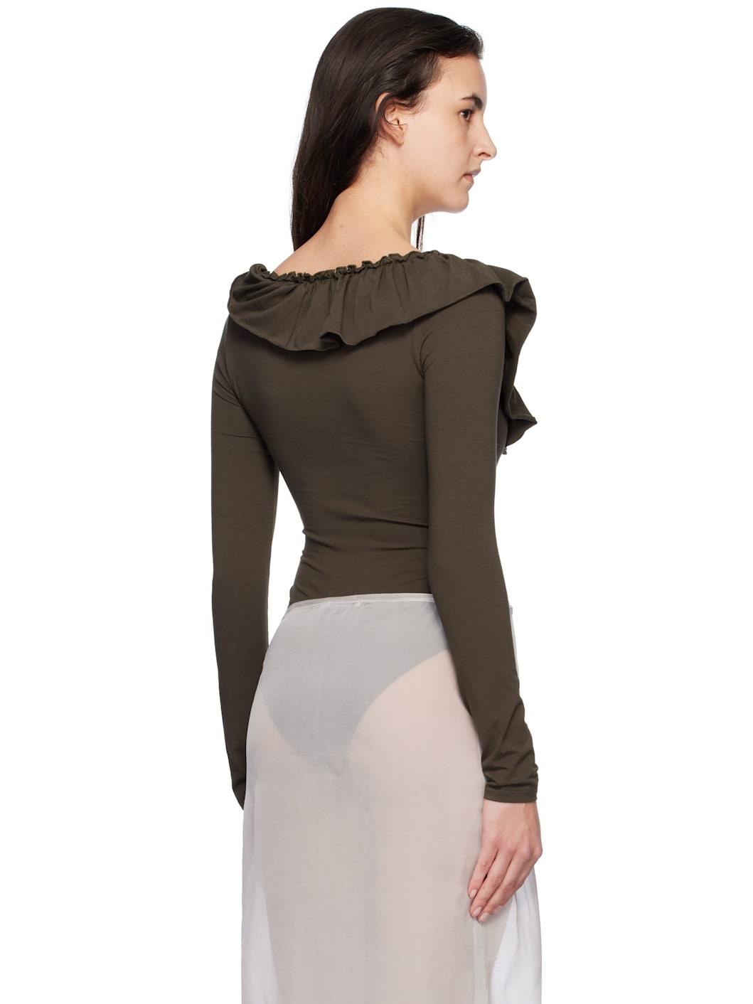 Brown Fei Bodysuit - 3