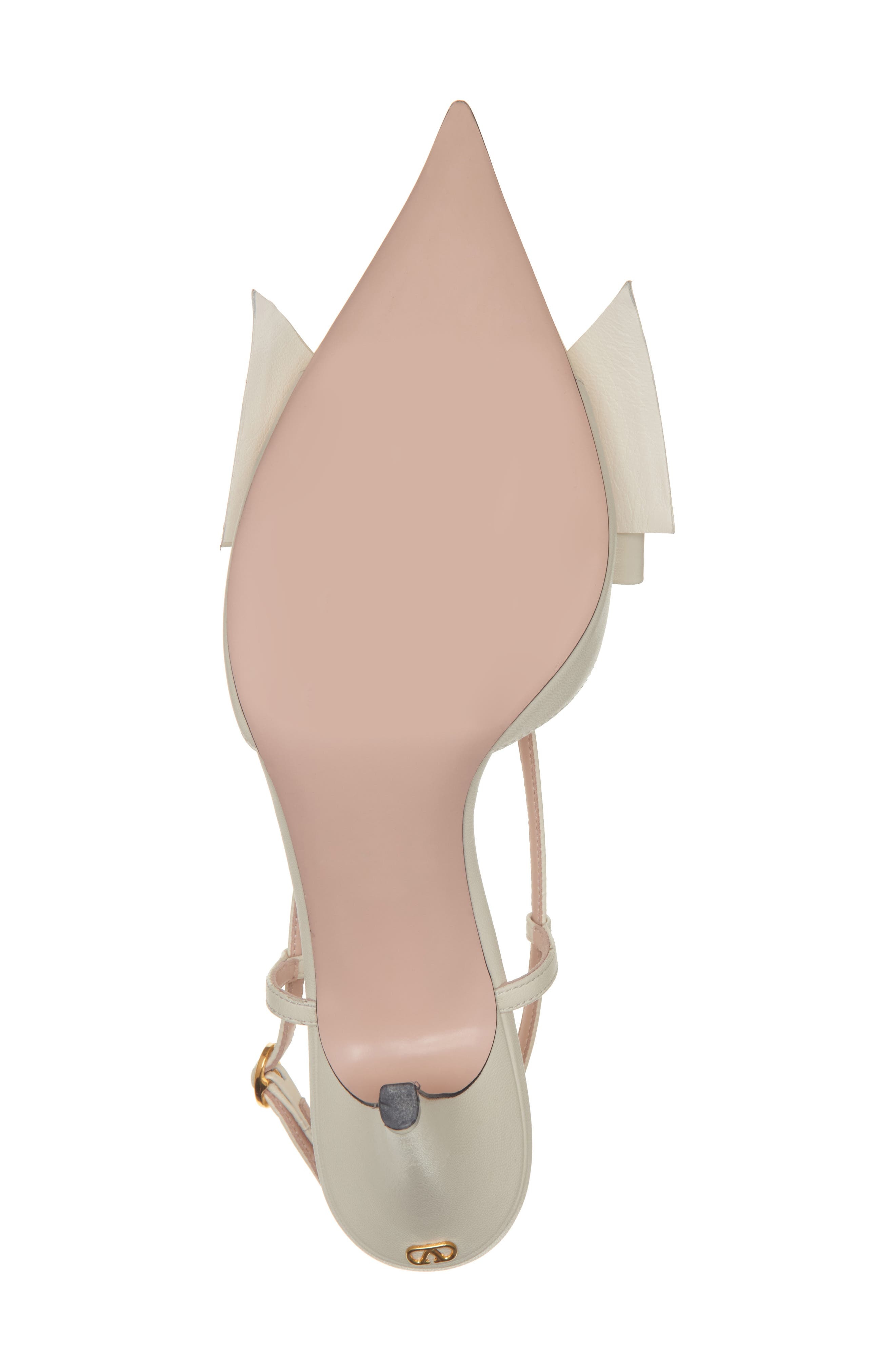 Valentino Garavani Bowow Slingback Pump in Ivory at Nordstrom - 6