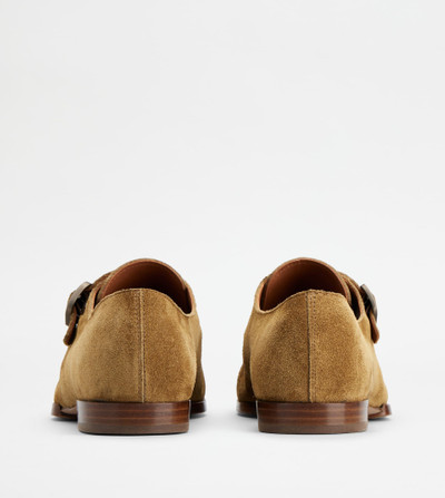 Tod's MONKSTRAPS IN SUEDE - BROWN outlook