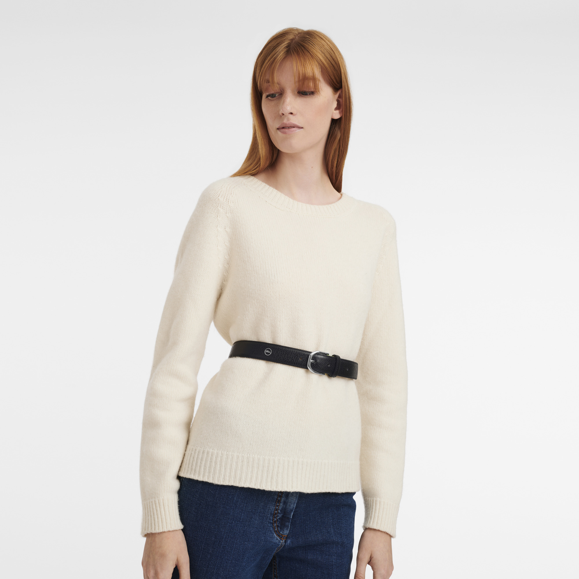 Le Pliage Ladies' Belt Black - Leather - 2