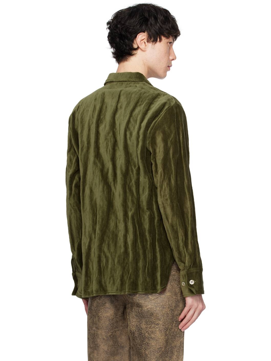 Khaki Ignacio Overshirt Shirt - 3