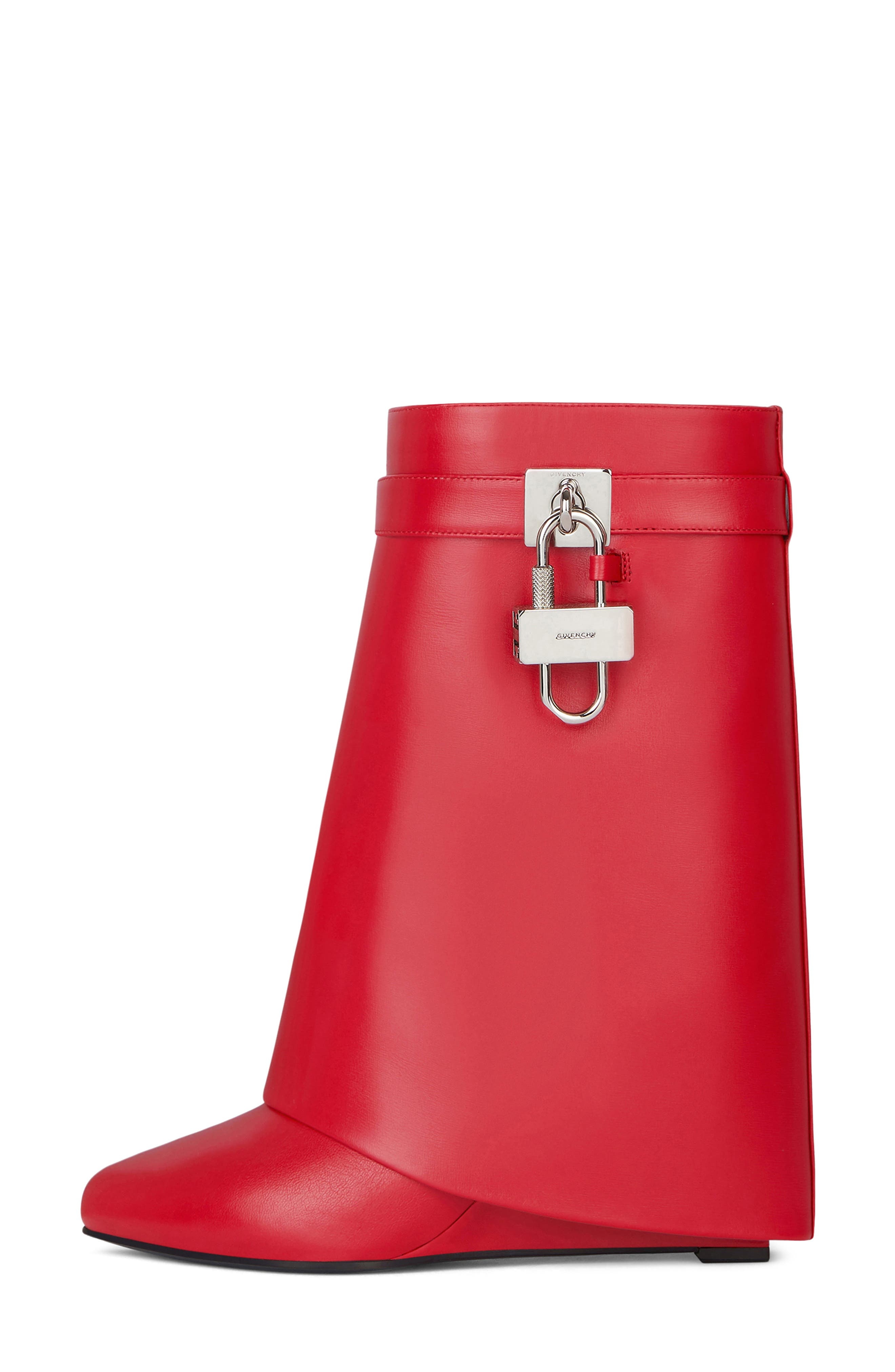 Givenchy Shark Lock Bootie in Red at Nordstrom - 3