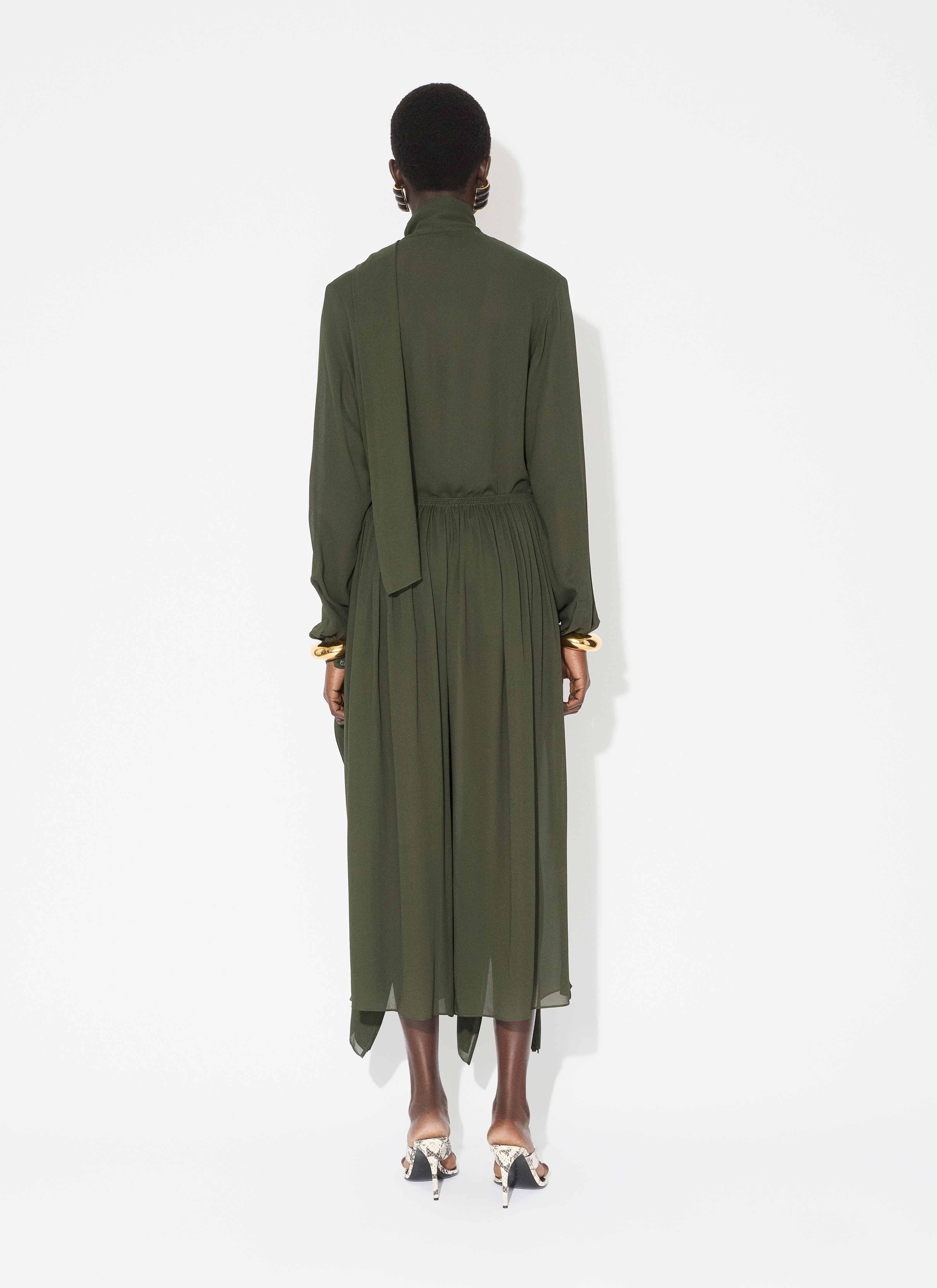 GEORGETTE RUFFLE PANTS - 3