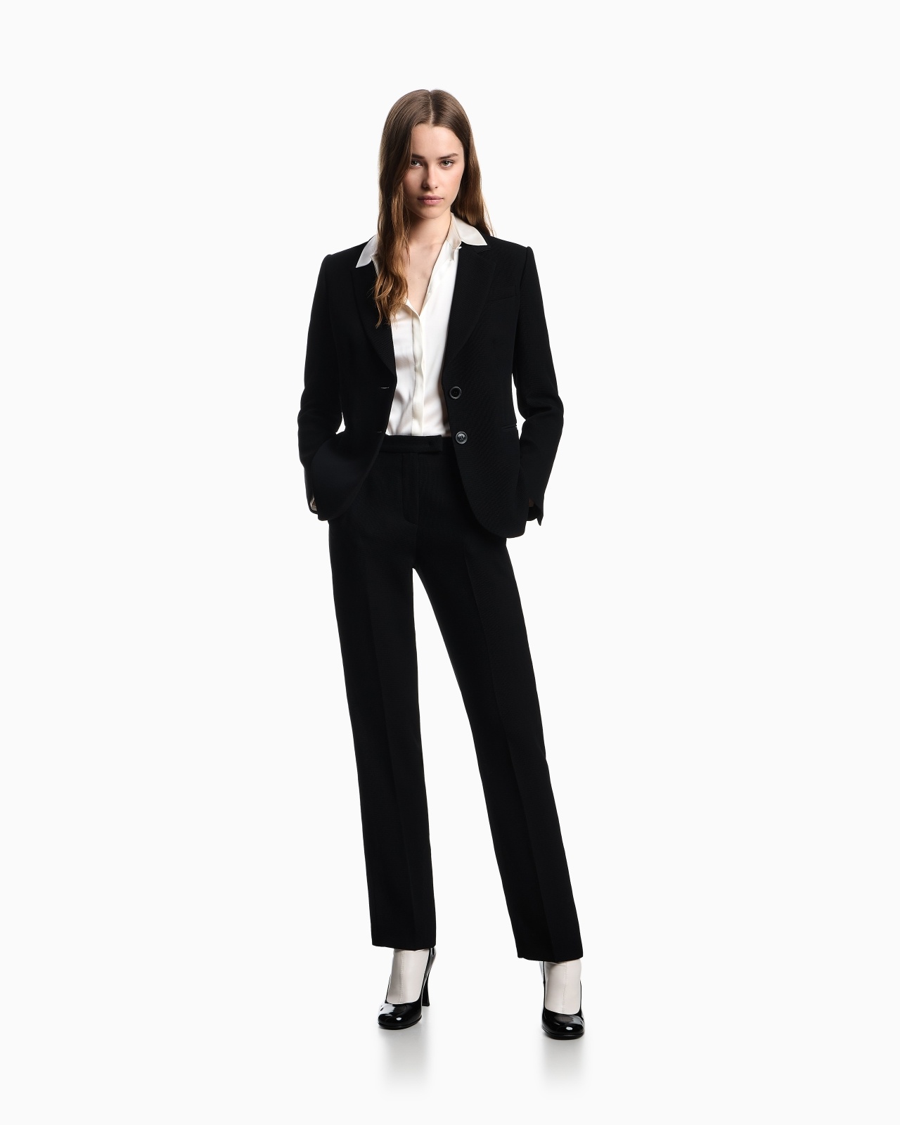 ASV SINGLE-BREASTED BLAZER IN WAFFLE WEAVE TECHNICAL FABRIC - 2