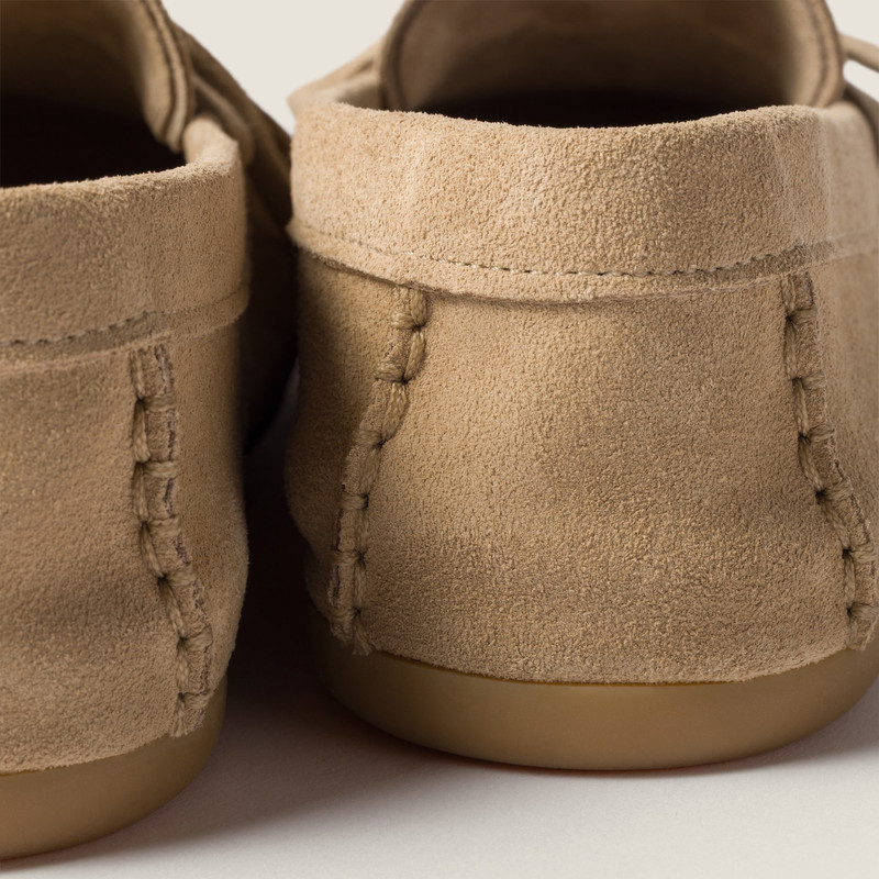 Miu Miu Suede loafers outlook