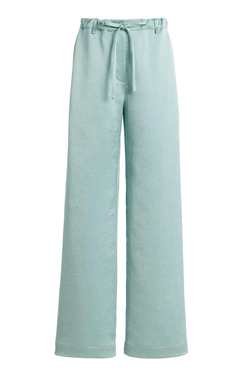 Magnus Crinkled Crepe Pants blue 1