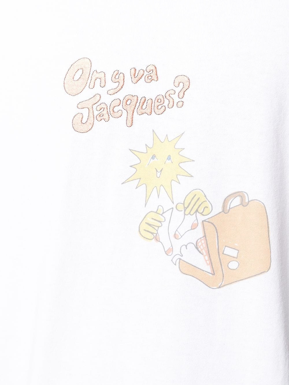 On Y Va Jacques printed T-shirt - 5