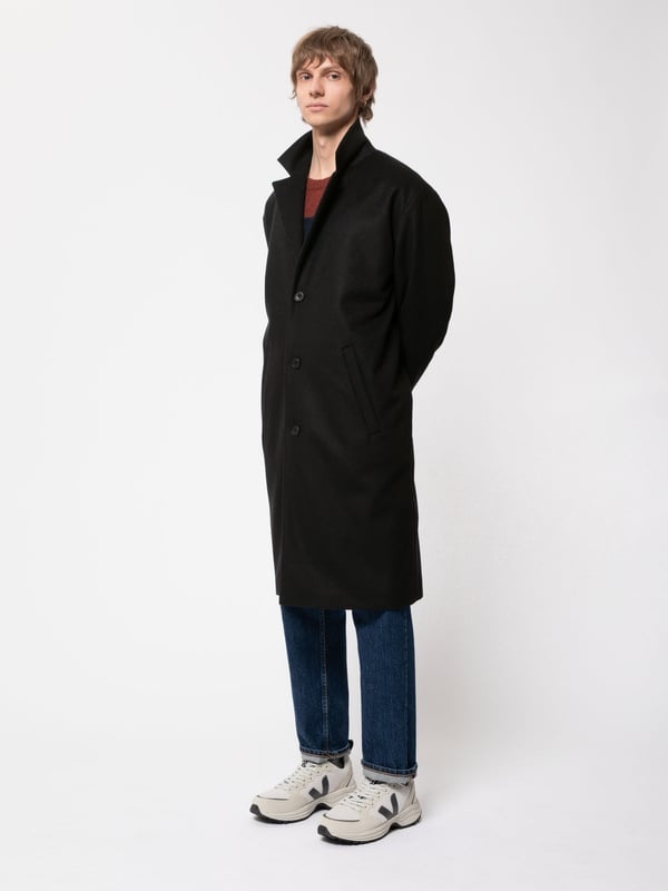 Ruben Deconstructed Coat Black - 2