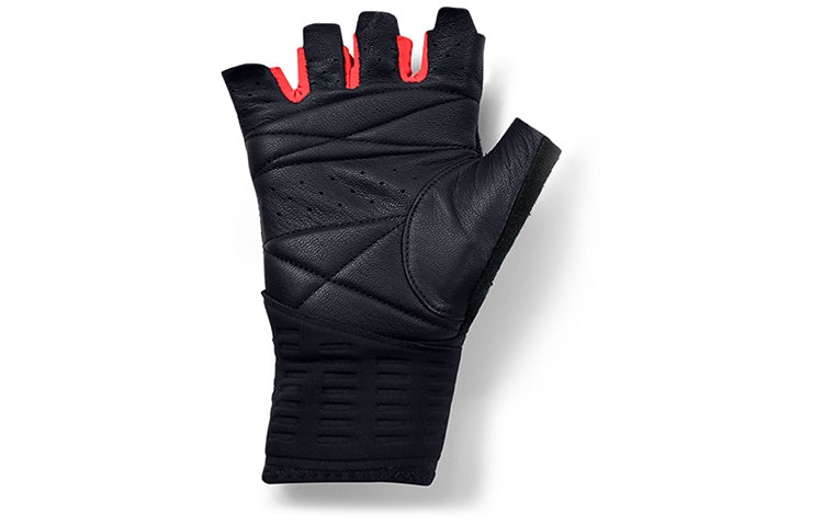 Under Armour Weightlifting Gloves 'Black Red' 1356688-001 - 2